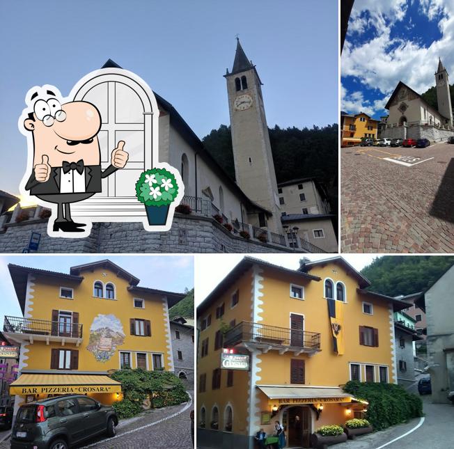 Gli esterni di Bar Pizzeria Crosara