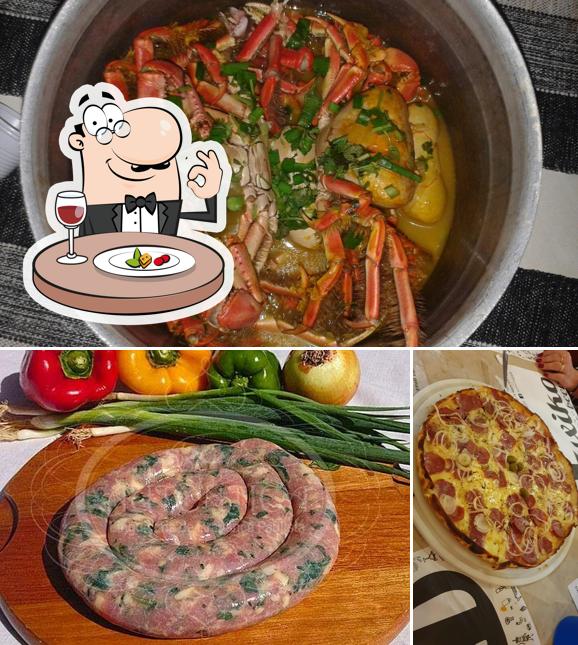 Comida em Fuxiko beer