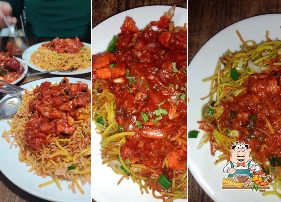 Spaghetti bolognese at 7 Star Chinese corner