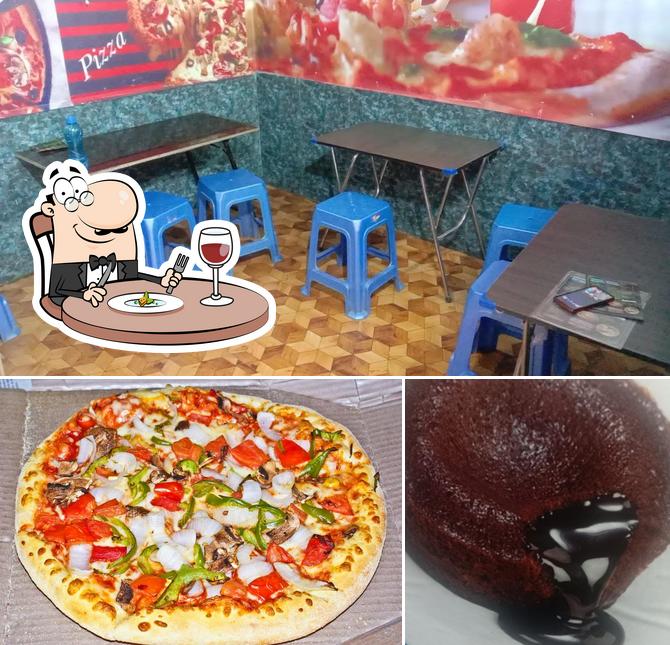Take a look at the image showing food and interior at FRESH PIZZA