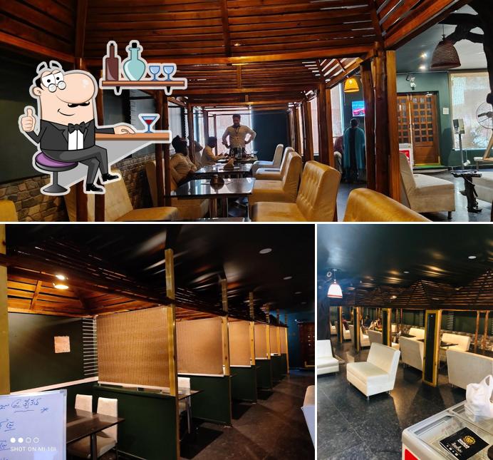 The interior of Madras Military Hotel