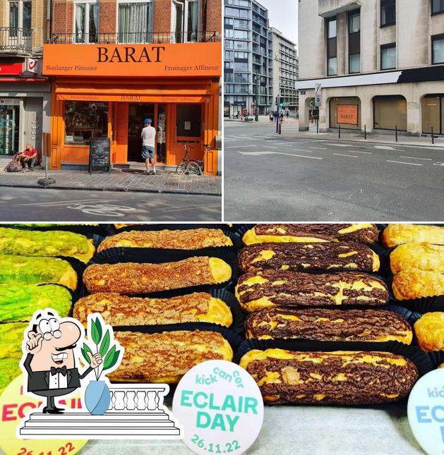 Voici la photo indiquant la extérieur et nourriture sur Maison Barat (Saint-Job)
