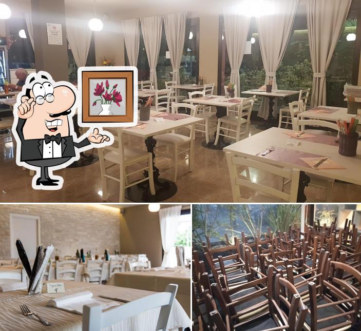 Gli interni di Mokè Pizzeria