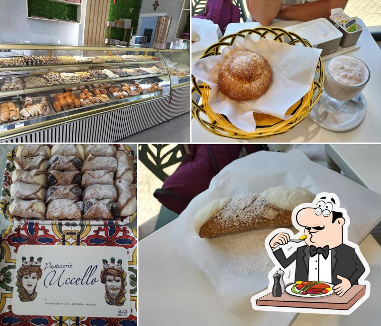 Cibo al Pasticceria Uccello a Siracusa #Bar #Centro Colazioni #Gelateria #Rosticceria #Catering