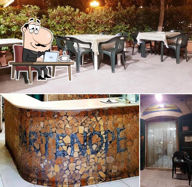 Dai un'occhiata agli interni di Partenopea