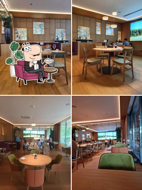 Gli interni di Robin restaurant