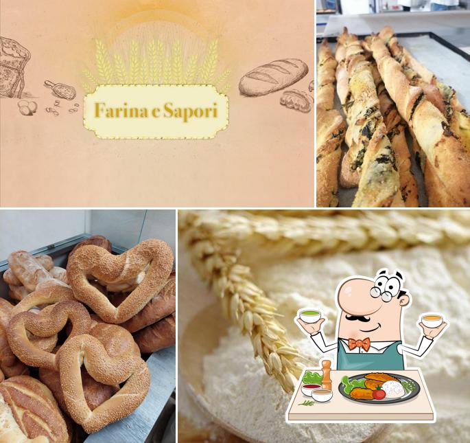 Platti al panificio Farina e sapori
