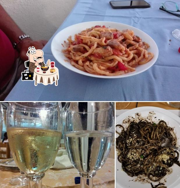 Questa è la immagine che presenta la cibo e birra di Ristorante La Torre