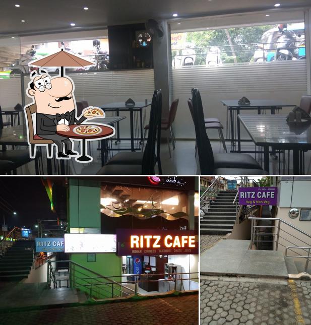 This is the image displaying exterior and interior at Ritz Cafe
