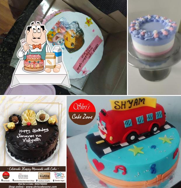 Here's a picture of Shri's Cakes