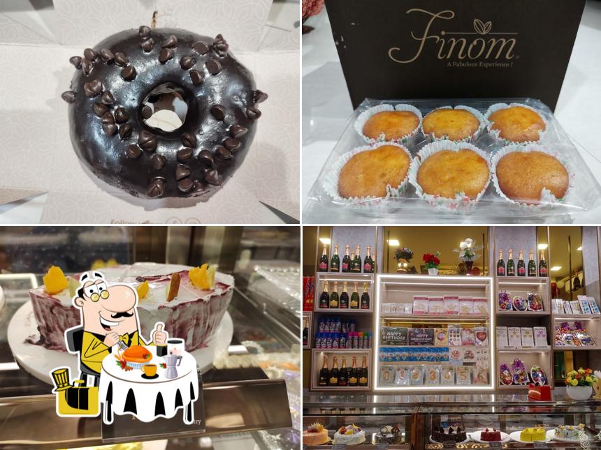 Food at Finom Cake Stop