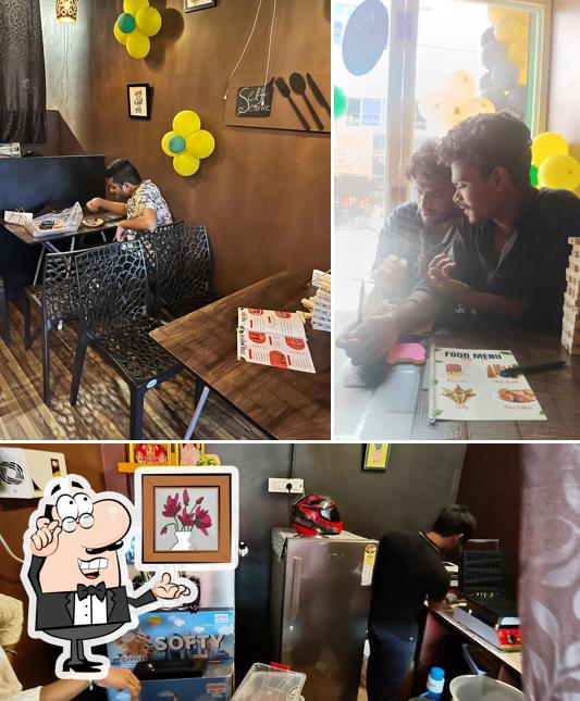 The interior of Hop-In