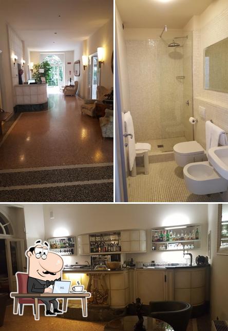 La interni e vino del ristorante