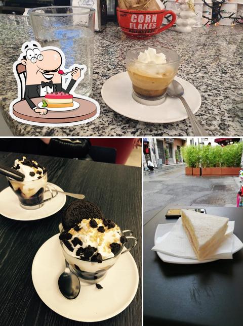 Bar moderno snc offre un'ampia varietà di dolci