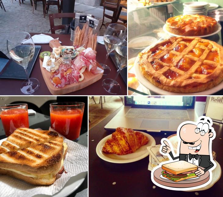 Toast al formaggio al Caffè Mentone