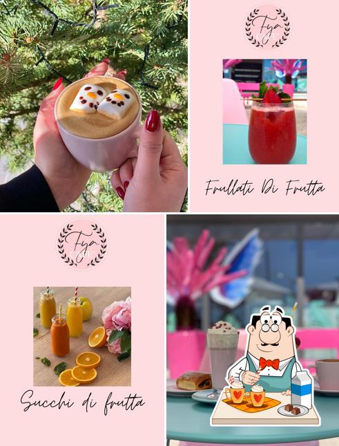 Fya Café sert une sélection de boissons