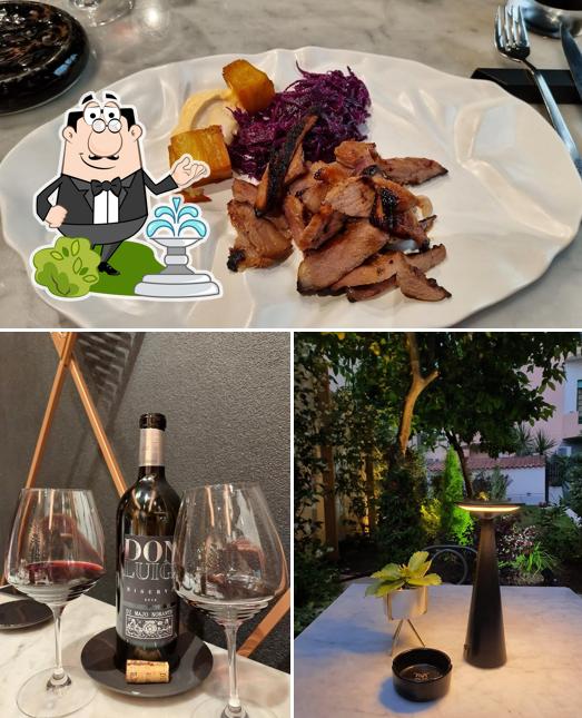 Dai un’occhiata alla immagine che mostra la esterno e cibo di Mood Steakhouse & Garden Bar