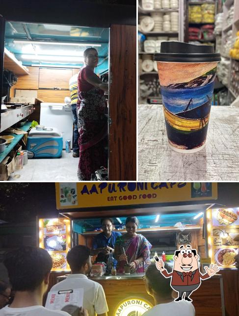 Among various things one can find food and beverage at Aapuroni Cafe