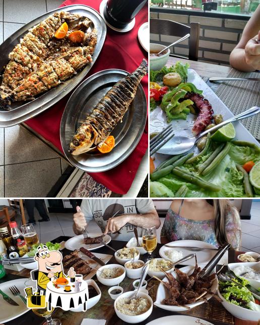 Platos en Brava Grill