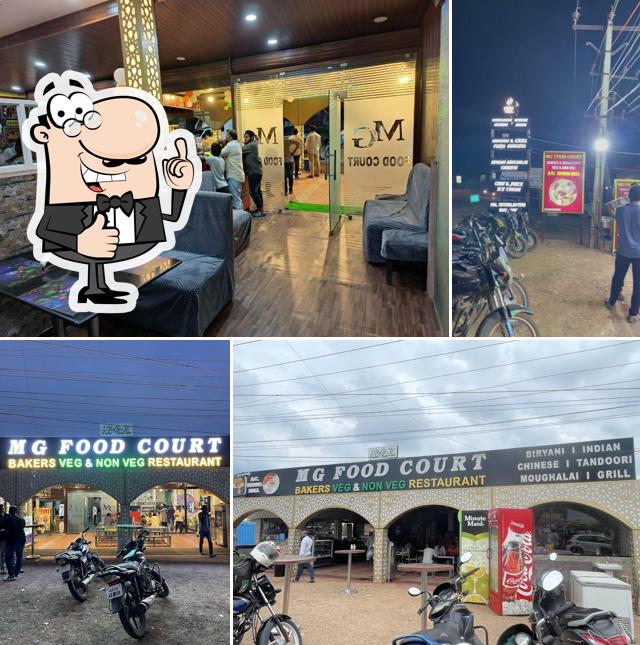 See this picture of MG FOOD COURT