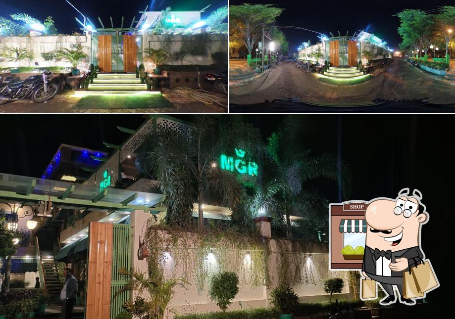 The exterior of MGR Maheshwari Garden Restaurant