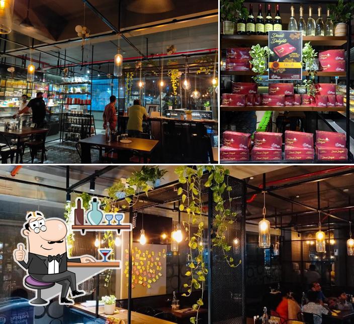 Among different things one can find interior and beer at Mr.John's Baking Co
