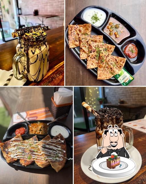 Chocolate cake at Paratha Hub