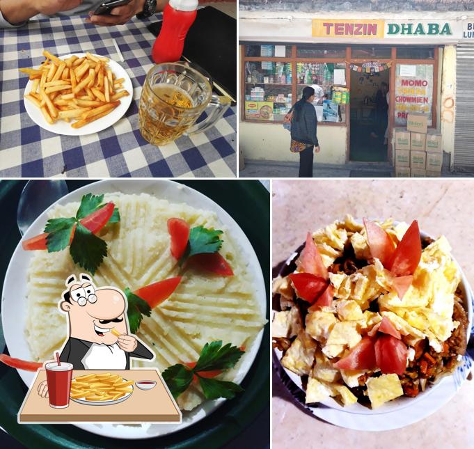 Try out fries at Tenzin dhaba