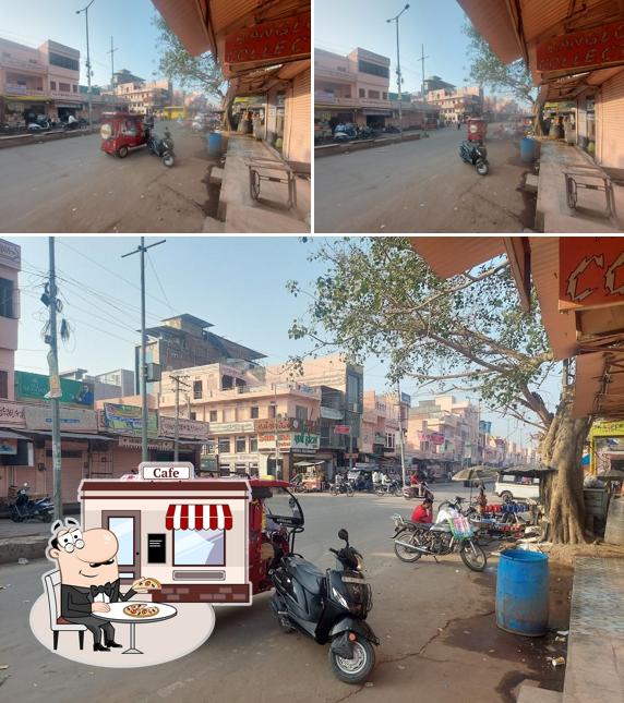 The exterior of Sharma Hotel