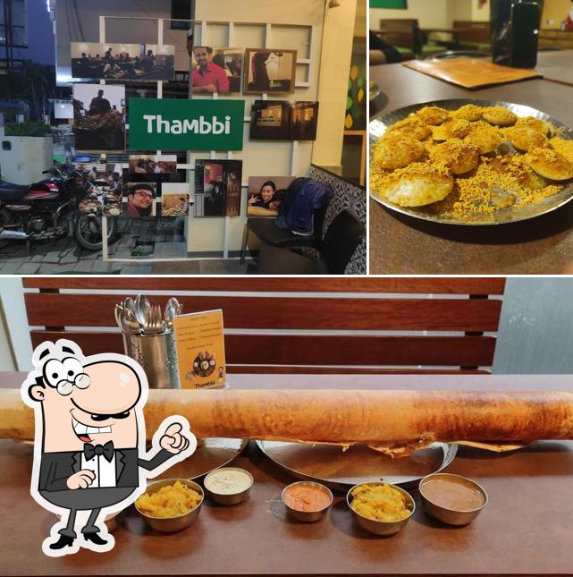 Enjoy the view outside Thambbi Veg Restaurant