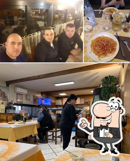 Gli interni di Ristotante Pizzeria La Capannina