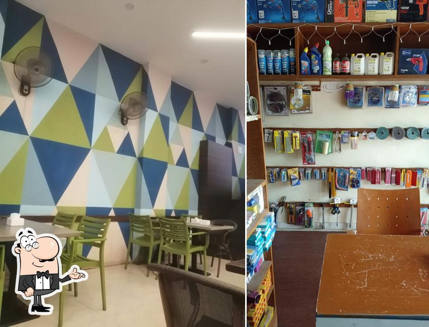The interior of Agatya pure veg