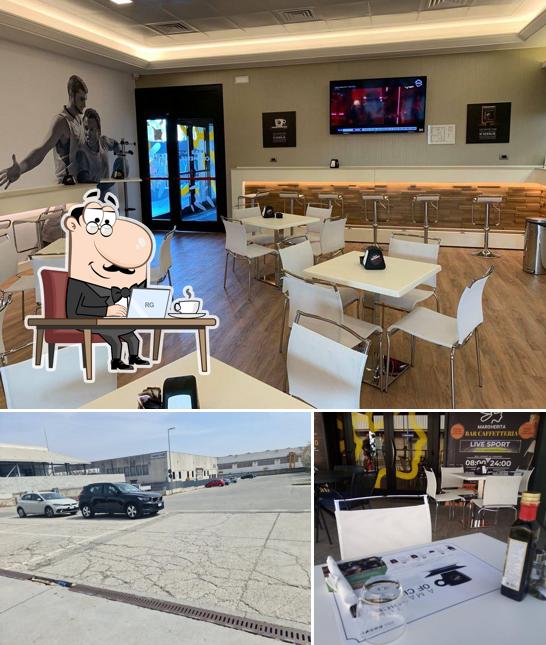 Dai un’occhiata alla immagine che mostra la interni e esterno di Bar Margherita