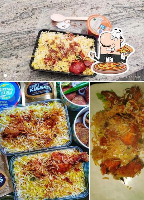 Pick pizza at Biryani Blues