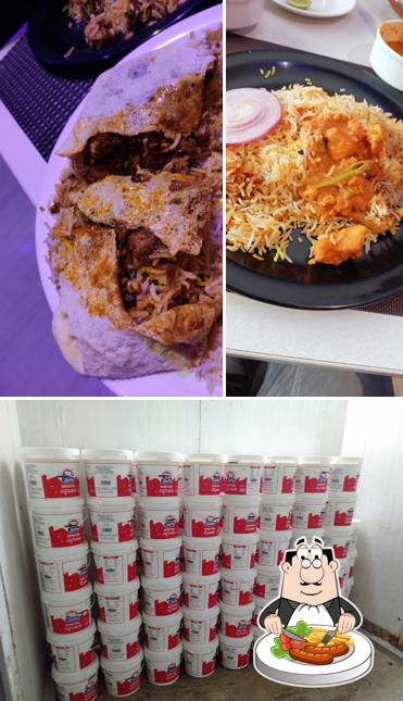 This is the photo displaying food and interior at Biryani Zone