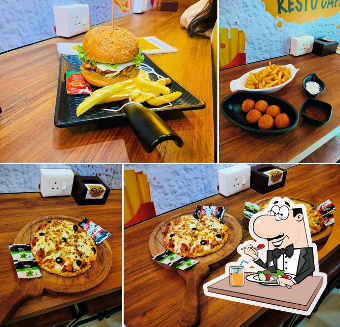 Food at Happy Flakes resto cafe