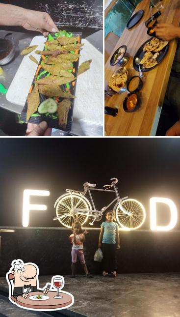 Food at Decent Restaurant