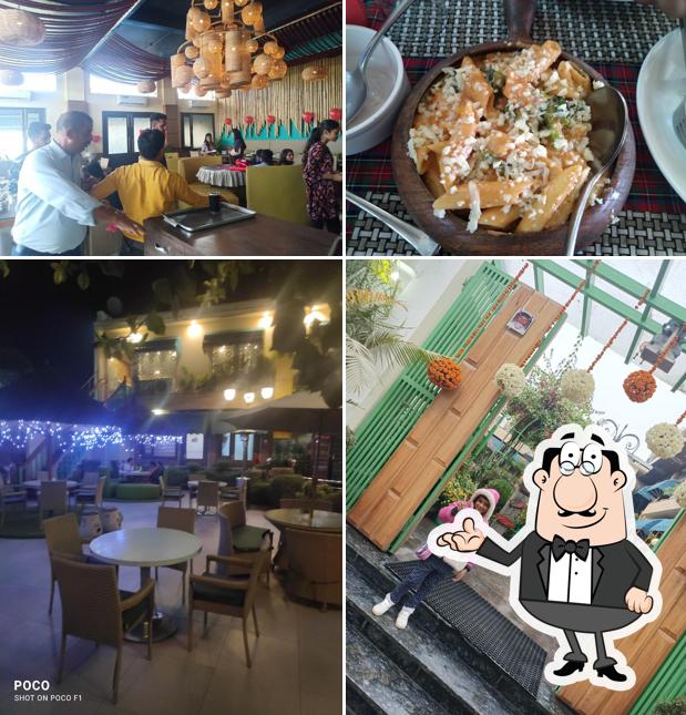 The interior of MGR Maheshwari Garden Restaurant