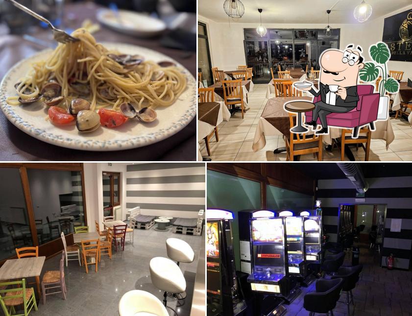 Gli interni di Osteria della Valle
