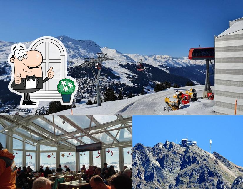 Guarda gli esterni di Panormarestaurant Rothorngipfel
