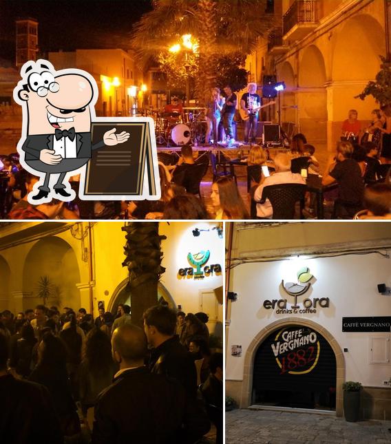 Questa è la immagine che mostra la esterno e interni di Era Ora Drinks&Coffee