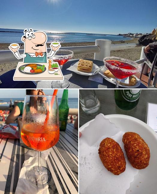 La cibo e birra del ristorante
