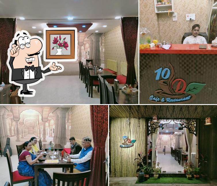 The interior of 10 D CAFE & RESTAURANT