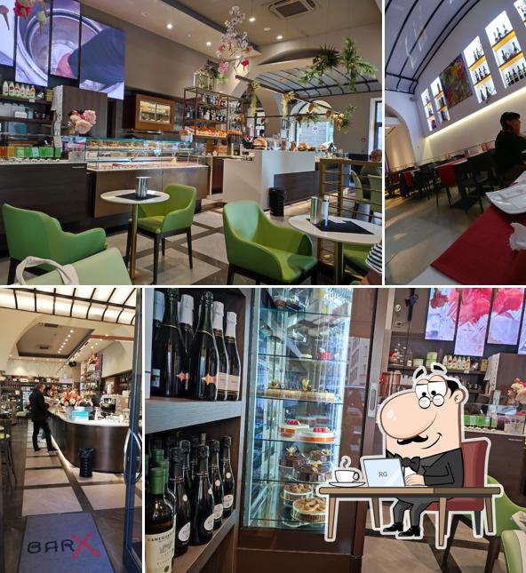 Dai un'occhiata agli interni di Bar X