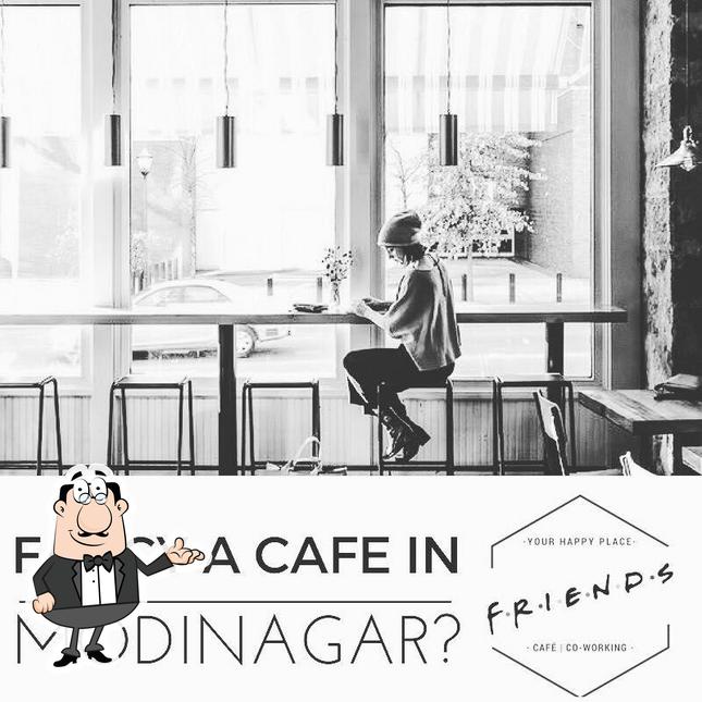 The interior of Friend's cafe & co-working