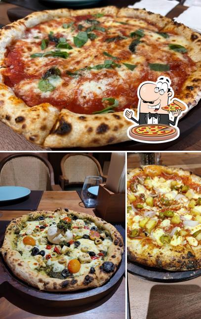 Order pizza at Lazy Leopard