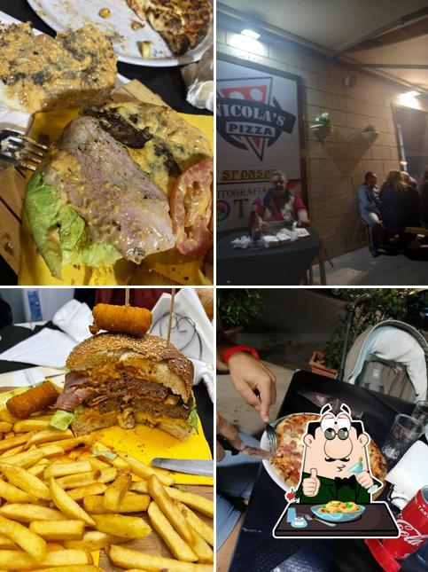 Panino con maiale stirato al Nicola's Pizza
