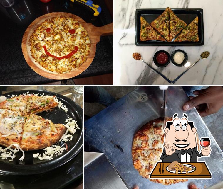 Pick different types of pizza