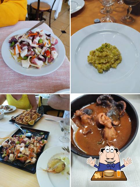 Platti al Trattoria L'Ancora