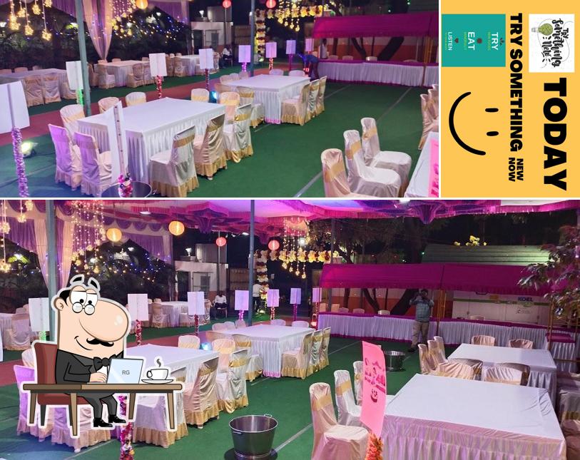 The interior of Vinayaka guntha Ponganalu and idly center